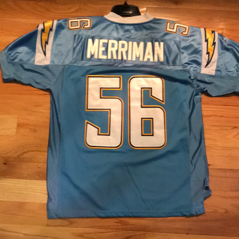 Shawne Merriman chargers jersey size 50